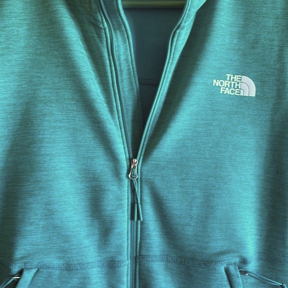 The North Face Womens Canyonlands Full-Zip Hoodie Jacket Green Turquoise Sz: S - Picture 14 of 14